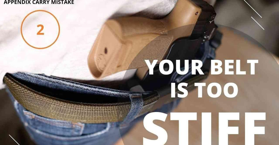 Your Belt is TOO STIFF | 2nd Most Common Appendix Carry Mistake (PHLster)